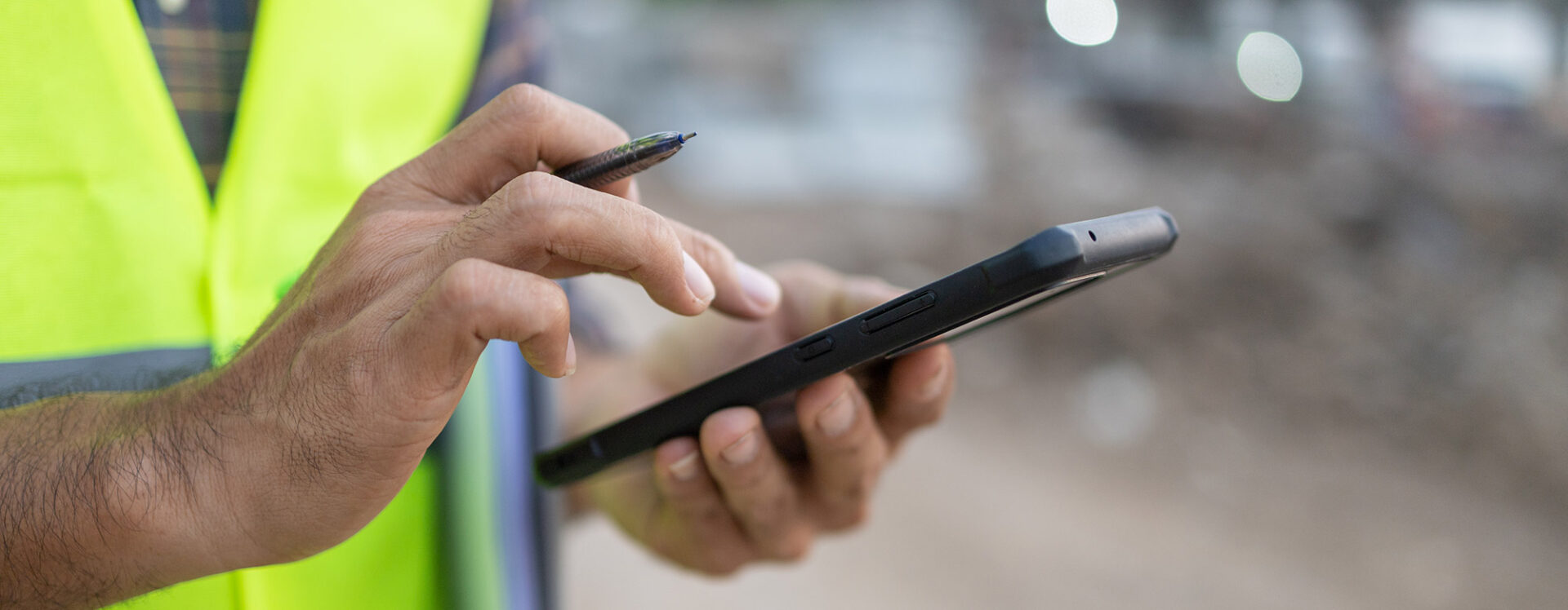 Esders Connect App auf der Baustelle