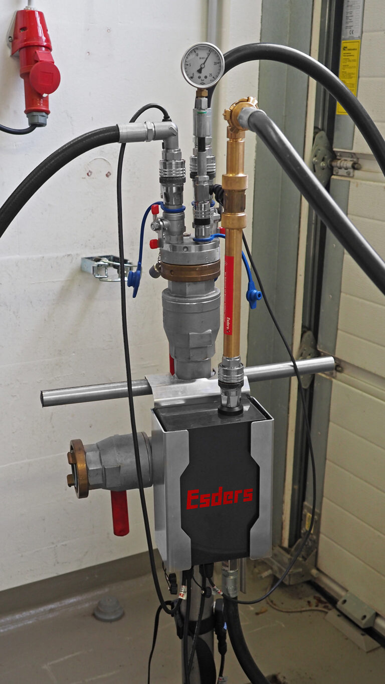 Fully automatic pressure testing on water pipelines with the smart memo ...