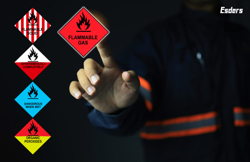 What are flammable gases (Ex)?