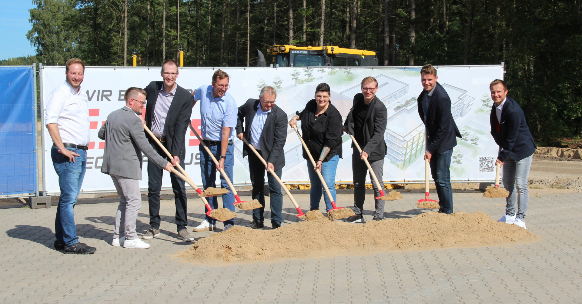 Offizieller Spatenstich für den Esders Tech Campus  in Haselünne