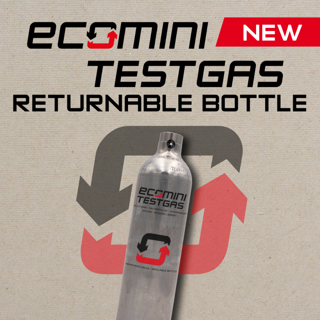 Ecomini testgas returnable bottle