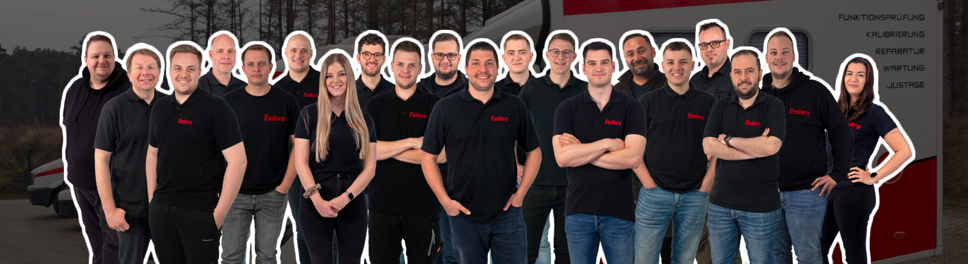 Gruppenbild vom Service-Team