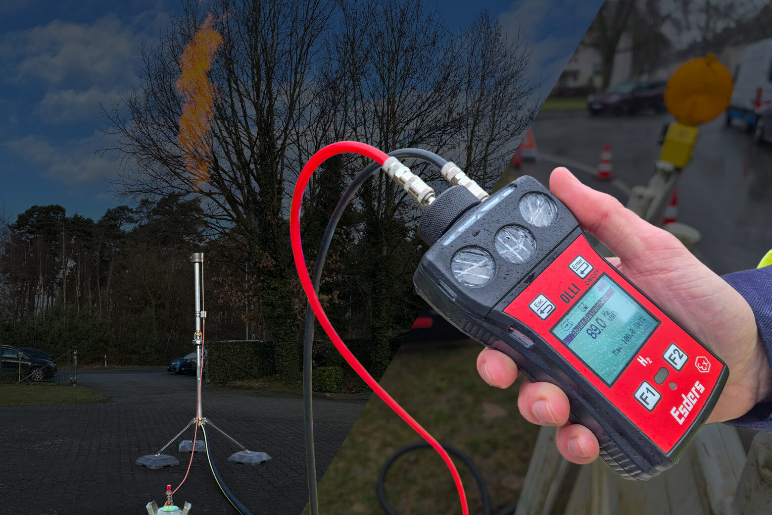 Safe hydrogen flaring: Practical solutions with OLLI H2 and Mobile Gas Flare