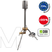Mobile Gas Flare M – 99 per cent efficiency, complies with EU requirements